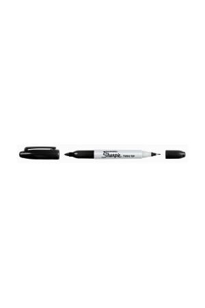 Sharpie Marker - Twin Tip: Black (Box of 12)