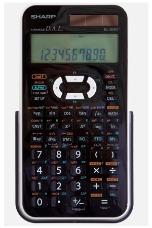 Sharp Calculator - EL506XBWH Scientific