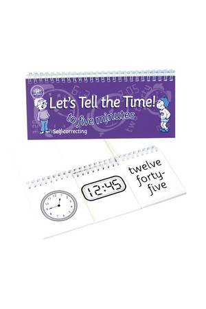 Let's Tell The Time Flip Book - 5 Minutes