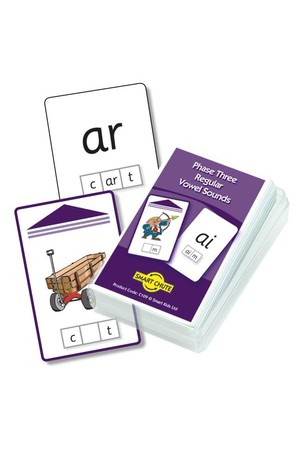 Letters & Sounds Chute Cards - Phase 3: Vowel Digraphs