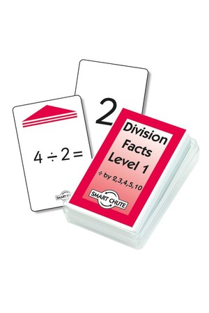 Division Facts (Level 1) – Chute Cards