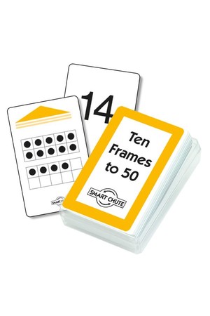 Ten Frames to Fifty – Chute Cards