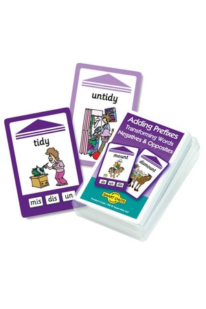 Adding Prefixes (Negatives & Opposites) – Chute Cards