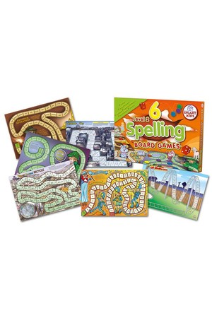 Spelling Board Games (Level 2) – 6 Games