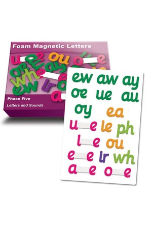Magnetic Foam Letters – Phase 5 (Letters and Sounds)