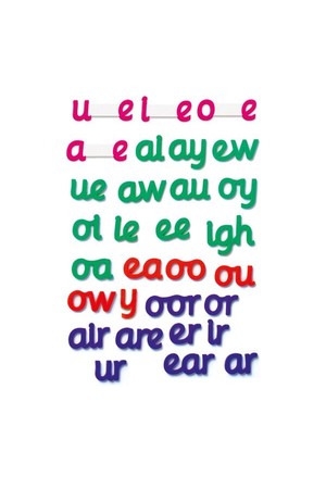 Cursive Letters – Pack 3 (Foam Magnetic Letters)