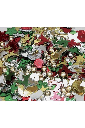 Sequins - Multi Shapes: Christmas (25g)
