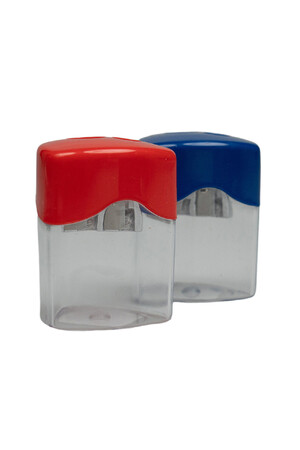 Stat Sharpener - Metal Double with Canister (Single)