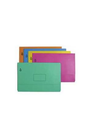 Sovereign Document Wallet - Foolscap: Assorted (Pack of 10)