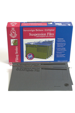 Sovereign Suspension File - Deluxe Green (Box of 50)