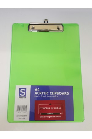 Sovereign Clipboard (A4) - Acrylic: Green