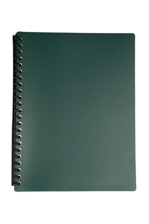 GNS Display Book - A4 Refillable Green: 20 Page (Single)