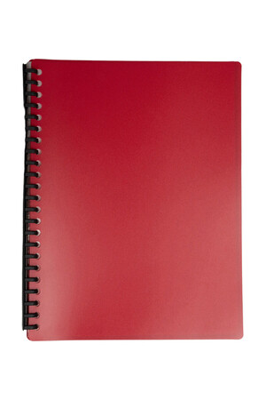 GNS Display Book - A4 Refillable Red: 20 Page (Single)