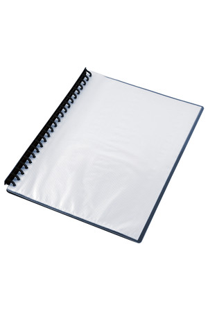 Sovereign Display Book (A4) - Refillable (Clear Front) Black: 20 Pocket (Box of 10)