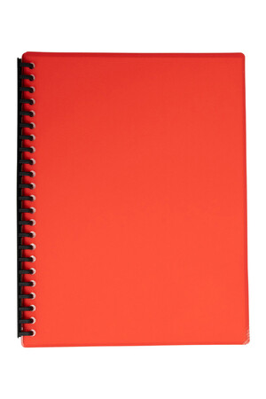 GNS Display Book - A4 Refillable Gloss Red: 20 Page (Single)