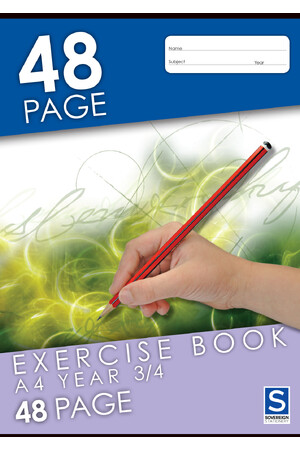 Sovereign Exercise Book (A4) - Year 3/4 Ruled: 48 Pages (Single)
