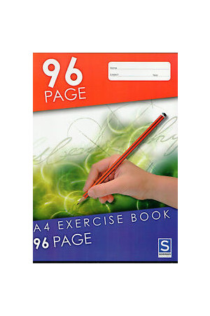 Sovereign Exercise Book (A4) - 8mm Ruled: 96 Pages (Pack of 10)