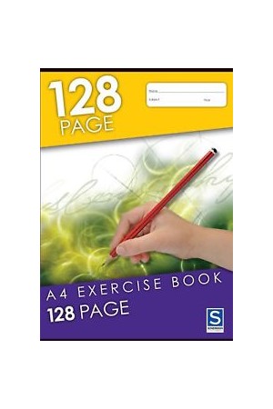 Sovereign Exercise Book (A4) - 8mm Ruled: 128 Pages (Pack of 10)