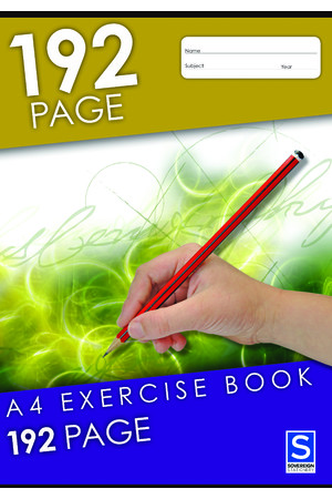 Sovereign Exercise Book (A4) - 8mm Ruled: 192 Pages (Pack of 5)