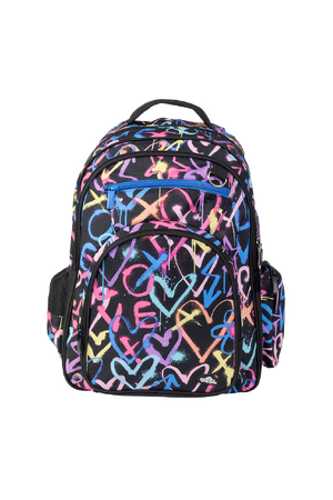 Big Kids Backpack - Hearts & Crosses