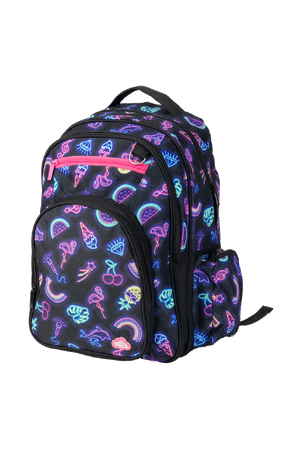 Big Kids Backpack - Neon Party
