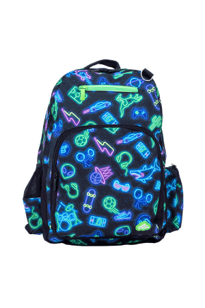 Big Kids Backpack - Neon Life