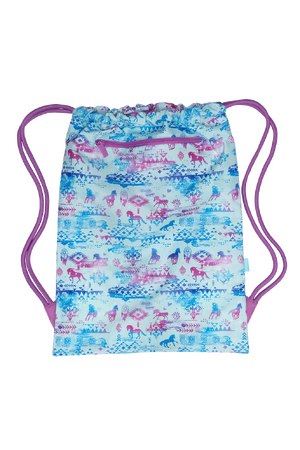 Big Drawstring Bag - Aztec Horse