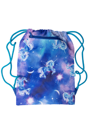 Big Drawstring Bag - Moonlit Unicorn