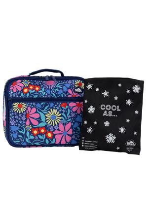 Big Cooler Lunch Bag + Chill Pack - Flower Fun