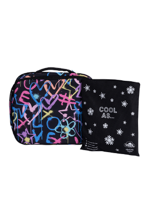 Big Cooler Lunch Bag + Chill Pack - Hearts & Crosses