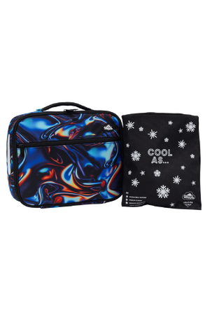 Big Cooler Lunch Bag + Chill Pack - Metallic Waves
