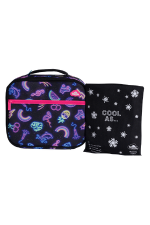 Big Cooler Lunch Bag + Chill Pack - Neon Party