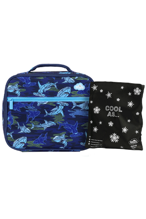 Big Cooler Lunch Bag + Chill Pack - Robo Shark