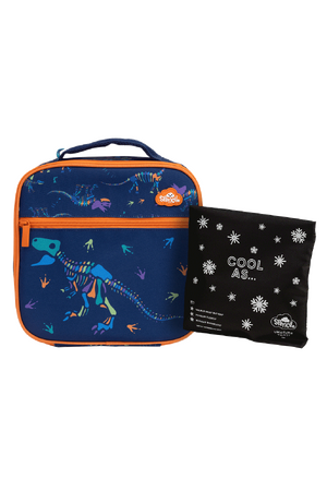 Little Cooler Lunch Bag + Chill Pack - Dino Bones