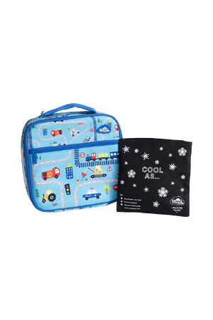 Little Cooler Lunch Bag + Chill Pack-Tiny Town