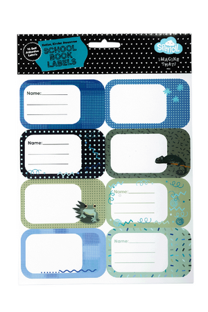 Book Labels - Cool Blues