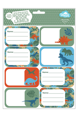 Book Labels - Dinosaur Safari