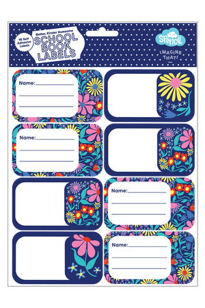 Book Labels - Flower Fun