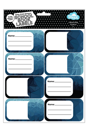 Book Labels - Fractal