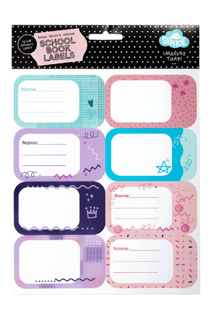 Book Labels - Pretty Pastels