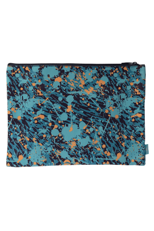 A4 Twin Zip Pencil Case - Moto Camo Trax