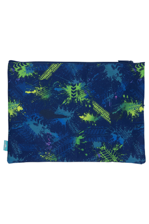 A4 Twin Zip Pencil Case - Mega Wheels