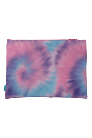 A4 Twin Zip Pencil Case - Tie Dye Splash