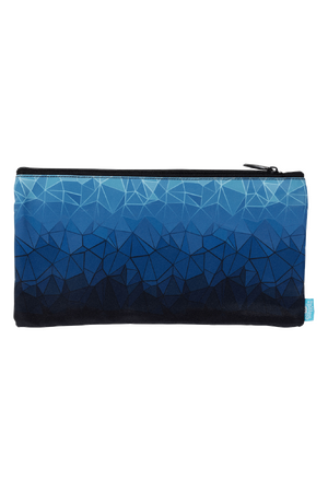 Twin Zip Pencil Case - Fractal