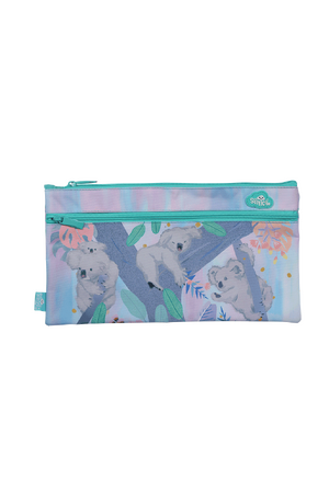 Twin Zip Pencil Case - Koala Daydream