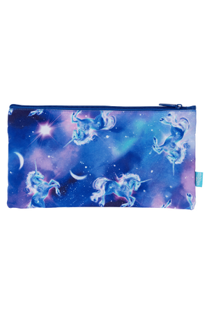 Twin Zip Pencil Case - Moonlit Unicorn