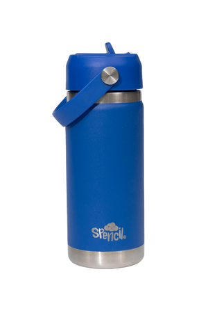 Little Insulated Water Bottle 470ml - Azure