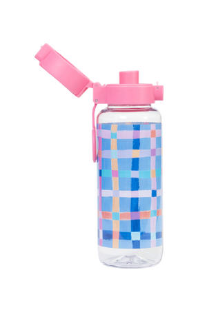 Big Water Bottle - 650ml - Pastel Plaid