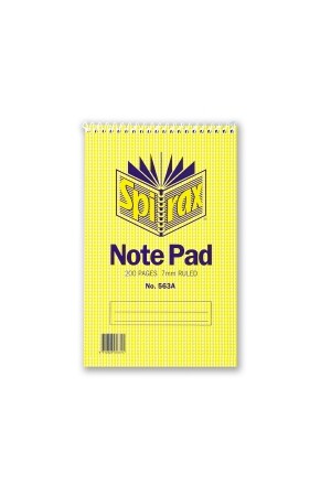 Spirax Notebook 563A - Short Hand (Top-Opening): 200 Pages (Pack of 10)
