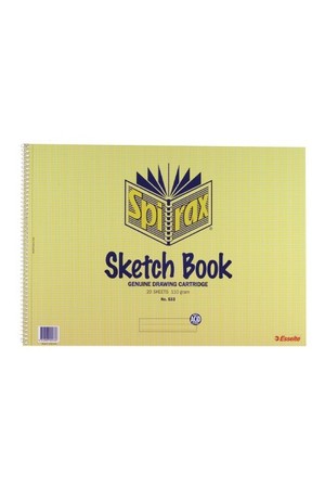 Spirax Sketch Book 533 - A3: 40 Pages (Pack of 10)